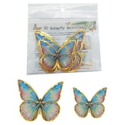 witspace 12 Pcs 3D Butterfly Wall Decor Wall Stickers, Stereoscopic Decorative Background Decoration, 12 Butterflies Decorations, Removable Butterfly Wall Decor Stickers